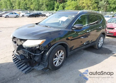 2014 Nissan Rogue Sv z USA, uszkodzony, nr VIN 5N1AT2MV6EC790564